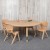 Flash Furniture YU-YCX-0053-2-ROUND-TBL-NAT-E-GG 45" Round Natural Plastic Height Adjustable Activity Table with 4 Chairs addl-1