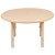Flash Furniture YU-YCX-007-2-ROUND-TBL-NAT-GG 33" Round Natural Plastic Height Adjustable Activity Table addl-6
