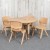 Flash Furniture YU-YCX-0073-2-ROUND-TBL-NAT-E-GG 33" Round Natural Plastic Height Adjustable Activity Table with 4 Chairs addl-1