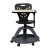 Flash Furniture YU-YCX-019-BK-GG Black Mobile Desk Chair with Rotating Tablet and Under Seat Storage addl-8