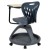 Flash Furniture YU-YCX-019-DG-GG Dark Gray Mobile Desk Chair with Rotating Tablet and Under Seat Storage addl-5