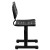 Flash Furniture YU-YCX-09010-GG Adjustable Height Black Student Chair with Black Pedestal Frame addl-7