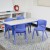 Flash Furniture YU-YCY-060-0034-RECT-TBL-BLUE-GG 23.625
