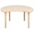 Flash Furniture YU-YCY-093-CIR-TBL-NAT-GG 25.125"W x 35.5"L Crescent Natural Plastic Height Adjustable Activity Table addl-6