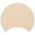 Flash Furniture YU-YCY-093-CIR-TBL-NAT-GG 25.125"W x 35.5"L Crescent Natural Plastic Height Adjustable Activity Table addl-7