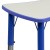 Flash Furniture YU-YCY-098-RECT-TBL-BLUE-GG 21.875