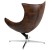 Flash Furniture ZB-39-GG Bomber Jacket LeatherSoft Swivel Cocoon Chair addl-3