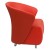Flash Furniture ZB-6-GG Red LeatherSoft Curved Barrel Back Lounge Chair addl-3