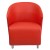Flash Furniture ZB-6-GG Red LeatherSoft Curved Barrel Back Lounge Chair addl-4