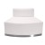 Flash Furniture ZB-803-400--WH-GG Hercules Alon Series White LeatherSoft Reception Configuration, 10 Pieces addl-4