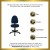 Flash Furniture WL-A654MG-NVY-GG Navy Blue Fabric Multi-Function Task Chair with Adjustable Lumbar Support addl-1