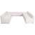 Flash Furniture ZB-803-710-SET-WH-GG Hercules Alon Series White LeatherSoft Reception Configuration, 8 Pieces addl-7