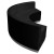 Flash Furniture ZB-803-740-SET-BK-GG Hercules Alon Series Black LeatherSoft Reception Configuration, 3 Pieces addl-5