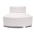Flash Furniture ZB-803-850-SET-WH-GG Hercules Alon Series White LeatherSoft Reception Configuration, 3 Pieces addl-4