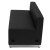 Flash Furniture ZB-803-LS-BK-GG Black LeatherSoft Loveseat with Brushed Stainless Steel Base addl-5