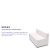 Flash Furniture ZB-803-LS-WH-GG White LeatherSoft Loveseat with Brushed Stainless Steel Base addl-4