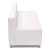 Flash Furniture ZB-803-LS-WH-GG White LeatherSoft Loveseat with Brushed Stainless Steel Base addl-5