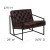Flash Furniture ZB-8522-BJ-GG Hercules Bomber Jacket LeatherSoft Tufted Lounge Chair addl-5