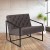 Flash Furniture ZB-8522-GY-GG Hercules Retro Gray LeatherSoft Tufted Lounge Chair addl-1
