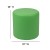 Flash Furniture ZB-FT-045R-18-GREEN-GG Green Soft Seating Flexible Circle for Classrooms, 18" Seat Height  addl-5