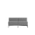 Flash Furniture ZB-IMAG-MIDCH-2-GY-GG Hercules Imagination Series 2 Piece Gray LeatherSoft Reception Bench addl-7