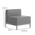 Flash Furniture ZB-IMAG-MIDDLE-GY-GG Hercules Imagination Series Contemporary Gray Leathersoft Middle Chair addl-4