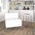 Flash Furniture ZB-IMAG-MIDDLE-WH-GG Hercules Imagination Series Contemporary White LeatherSoft Middle Chair addl-1