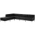 Flash Furniture ZB-IMAG-SECT-SET10-GG Hercules Imagination Series Black LeatherSoft Sectional Configuration, 6 Pieces addl-1