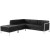 Flash Furniture ZB-IMAG-SECT-SET9-GG Hercules Imagination Series Black LeatherSoft Sectional Configuration, 3 Pieces addl-1