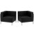 Flash Furniture ZB-IMAG-SET10-GG Hercules Imagination Series Black LeatherSoft 2 Piece Corner Chair Set addl-2