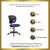 Flash Furniture WL-A7671SYG-NVY-GG Mid-Back Navy Blue Mesh Task Chair with Back Height Adjustment addl-1