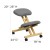 Flash Furniture WL-SB-101-GG Wooden Kneeling Posture Office Chair addl-1
