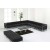 Flash Furniture ZB-IMAG-SET18-GG Hercules Imagination Series Black LeatherSoft Sectional & Ottoman Set, 12 Pieces addl-1