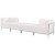 Flash Furniture ZB-IMAG-SET7-WH-GG Hercules Imagination Series White LeatherSoft 4 Piece Chair & Ottoman Set addl-1
