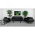 Flash Furniture ZB-LESLEY-8090-SET-BK-GG Hercules Lesley Series Black LeatherSoft Reception Set addl-1