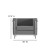 Flash Furniture ZB-REGAL-810-1-CHAIR-GY-GG Hercules Regal Series Contemporary Gray LeatherSoft Chair addl-5