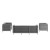 Flash Furniture ZB-REGAL-810-SET-GY-GG Hercules Regal Series Reception Set in Gray LeatherSoft addl-10