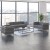 Flash Furniture ZB-REGAL-810-SET-GY-GG Hercules Regal Series Reception Set in Gray LeatherSoft addl-1
