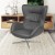 Flash Furniture ZB-WING-GY-LEA-GG Gray LeatherSoft Swivel Wing Chair addl-1