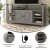 Flash Furniture ZG-025-CGY-GG 60" Coastal Gray TV Stand with Storage Cabinets and Shelves addl-3