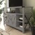 Flash Furniture ZG-025-CGY-GG 60" Coastal Gray TV Stand with Storage Cabinets and Shelves addl-5