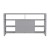 Flash Furniture ZG-025-CGY-GG 60" Coastal Gray TV Stand with Storage Cabinets and Shelves addl-7