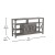 Flash Furniture ZG-025-GY-GG 60" Gray Wash TV Stand with Storage Cabinets and Shelves addl-4