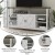Flash Furniture ZG-025-WH-GG 60" Modern White/Rustic Oak TV Stand with Storage Cabinets and Shelves addl-3
