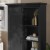 Flash Furniture ZG-026-BLK-GG 36" Black Rustic Farmhouse Storage Cabinet Bookcase with Sliding Barn Door addl-6