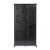 Flash Furniture ZG-026-BLK-GG 36" Black Rustic Farmhouse Storage Cabinet Bookcase with Sliding Barn Door addl-7