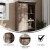 Flash Furniture ZG-026-GRYWSH-GG 36" Gray Wash Rustic Farmhouse Storage Cabinet Bookcase with Sliding Barn Doors addl-3