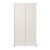 Flash Furniture ZG-026-WHT-GG 36" White Rustic Farmhouse Storage Cabinet Bookcase with Sliding Barn Door addl-7