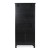 Flash Furniture ZG-027-BLK-GG Black Modern Farmhouse 3 Upper Shelf Wooden Bookcase with Glass Door Storage Cabinet addl-7