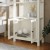 Flash Furniture ZG-027-WHT-GG White Modern Farmhouse 3 Upper Shelf Wooden Bookcase with Glass Door Storage Cabinet addl-6